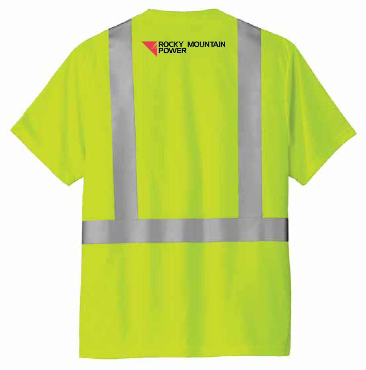 Rocky Mountain Safety Tee Safety Yellow