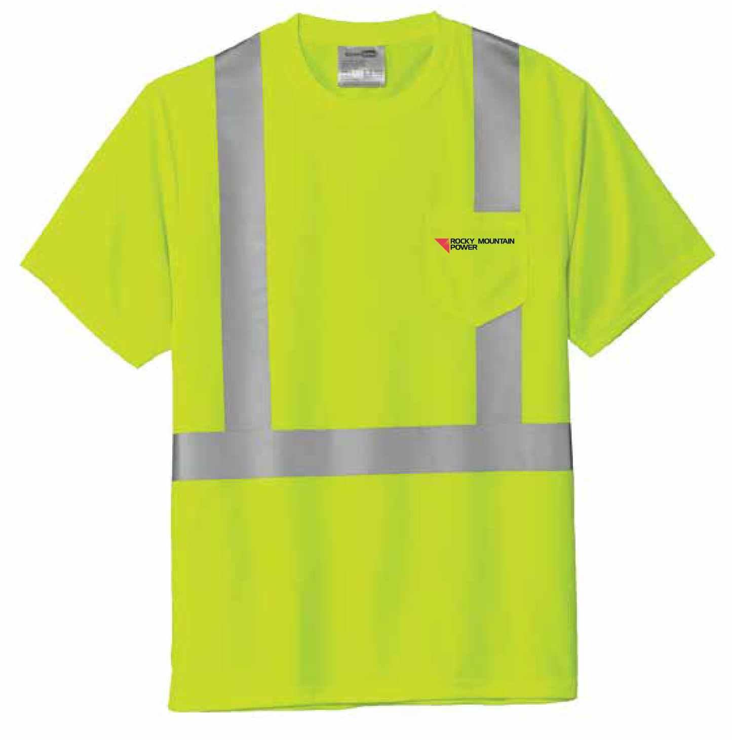 Rocky Mountain Safety Tee Safety Yellow