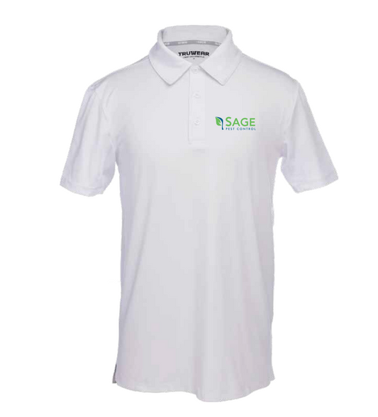 Premium SAGE White Crest 2.0 Polo