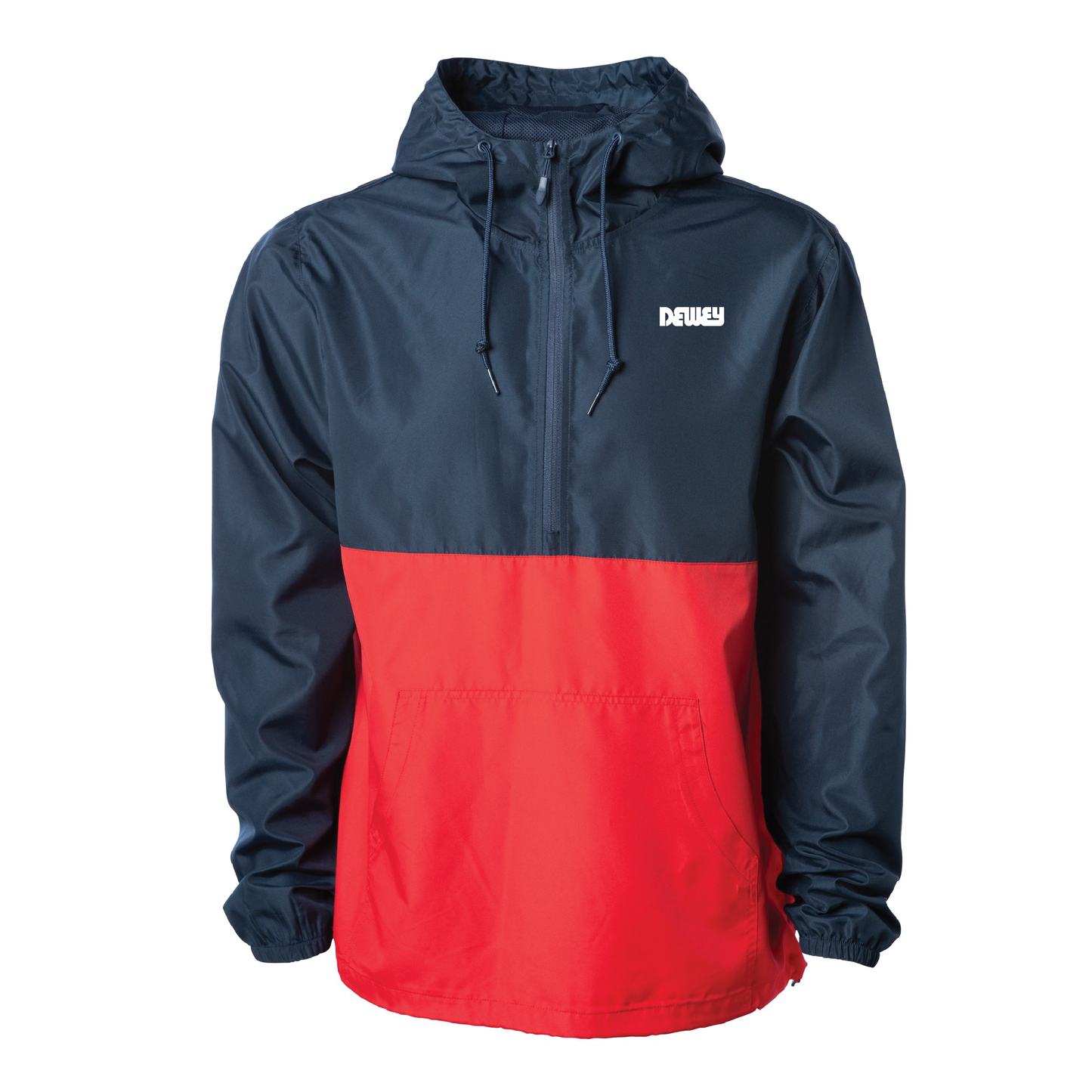 Premium Dewey Independent Quarter-Zip Windbreaker Pullover Jacket