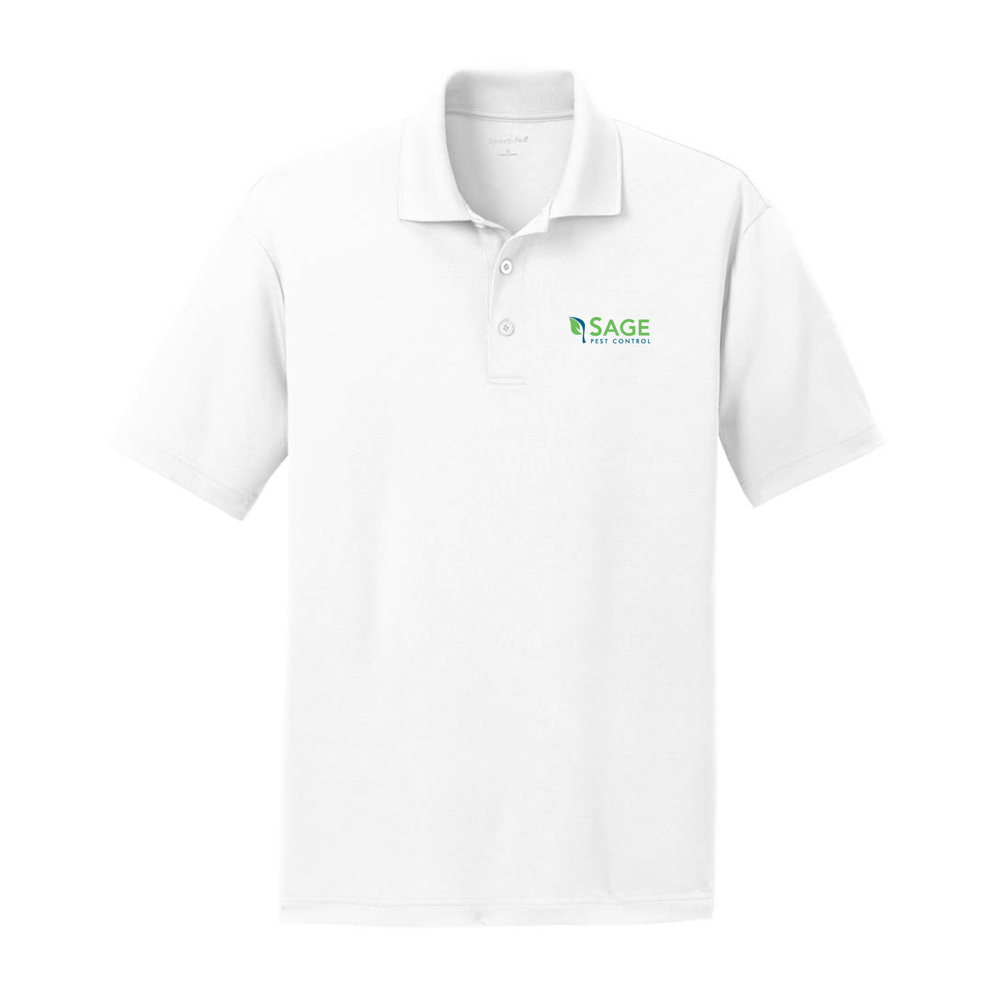 Classic SAGE Sport Tek Polo White