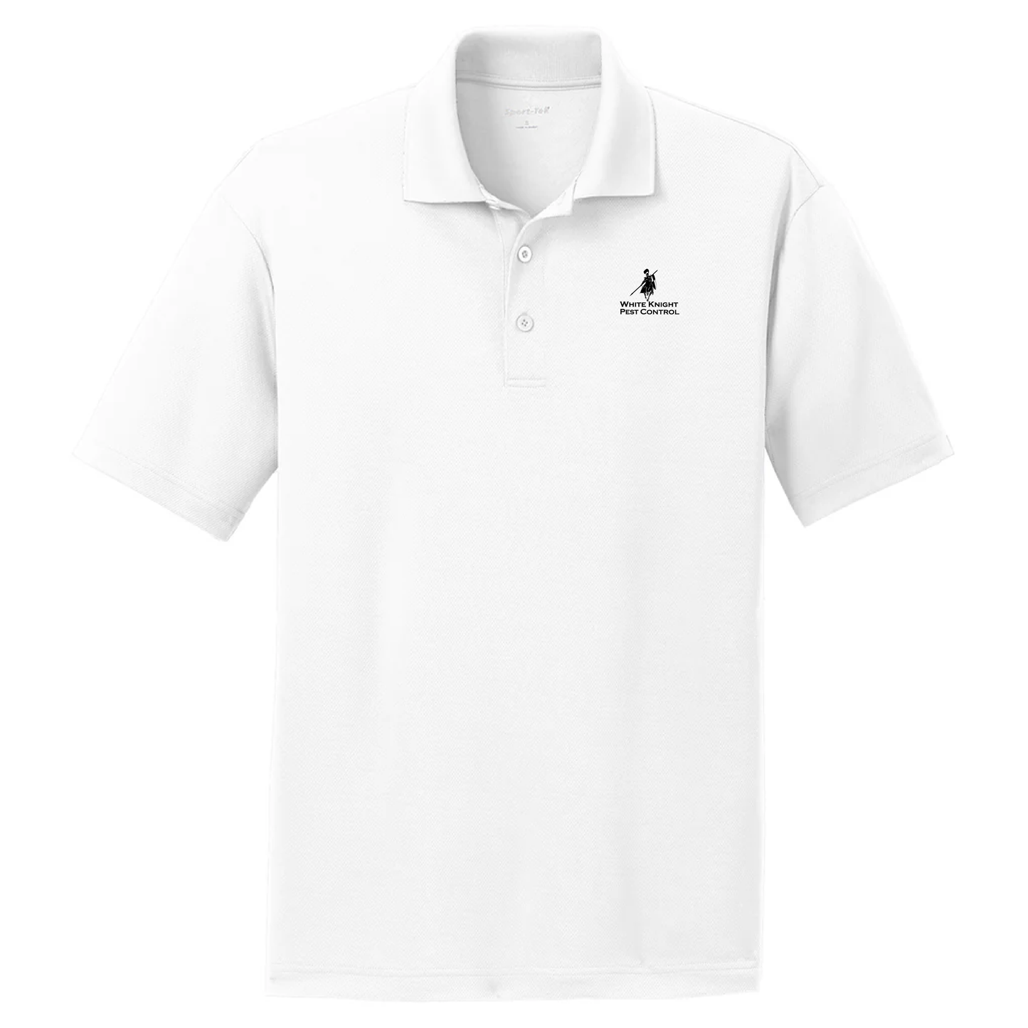 Classic White Knight Sport Tek Polo White